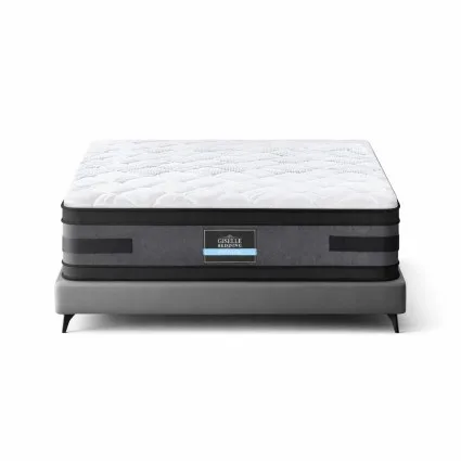 Giselle Bedding 36cm Double Mattress Cool Gel Memory Foam Euro Top, 7-Zone Pocket Spring, Dual Firmness, Hypoallergenic