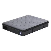Levitex 33 cm 8.0 Extra Firm 7-Zone Pocket Spring Mattress Dual-Row Edge Support Breathable Cover Double