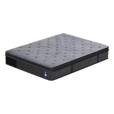 Levitex 33 cm 8.0 Extra Firm 7-Zone Pocket Spring Mattress Dual-Row Edge Support Breathable Cover Double