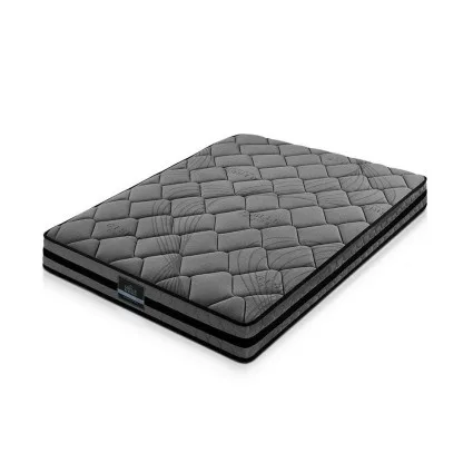 Giselle Bedding 22cm Medium Firm Double Mattress with 5-Zone Pocket Springs & Hypoallergenic Foam for Comfort