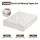 Giselle Bedding Double Mattress Topper 5cm 1300GSM White Duck Feather Pillow Top