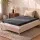 Giselle Bedding King Single Memory Foam Mattress 18cm Reversible Dual Feel Charcoal and White Two Sided