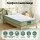 Giselle Bedding LEAF 25cm Memory Foam Mattress King Single, Dual Layer, Charcoal Gel, Bamboo Cover, Firm 7.0 Support