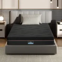 Giselle Bedding 18cm King Single Memory Foam Mattress Green Tea Cool Gel Non-Spring Medium Firm CertiPUR OEKO-Tex
