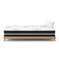 Giselle Bedding Donegal Series King Single Mattress - 34cm Cool Gel Memory Foam, Euro Top, Medium Firm Support