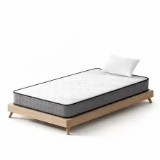 Giselle Bedding Alessio 13cm King Single Mattress - Medium Firm, Bonnell Spring, Hypoallergenic, Dust Mite Resistant
