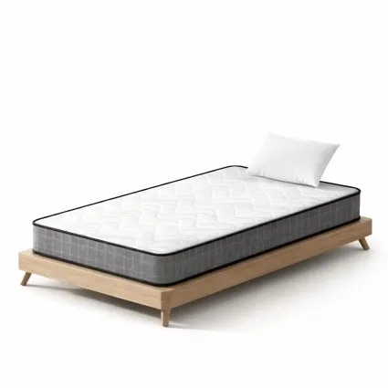 Giselle Bedding Alessio 13cm King Single Mattress - Medium Firm, Bonnell Spring, Hypoallergenic, Dust Mite Resistant