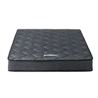 Giselle Bedding Serena 16cm King Single Tight Top Mattress - Medium Firm, Bonnell Spring Core, Hypo-Allergenic, Grey