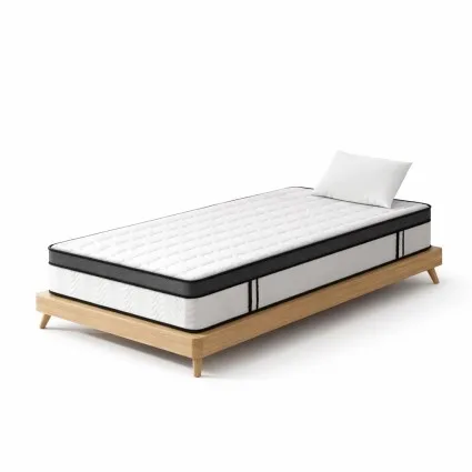 Giselle Bedding Sorrento King Single Mattress 25cm Cool Gel Memory Foam Medium Firm Bonnell Spring Hypoallergenic