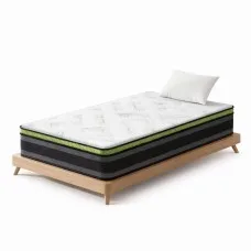 Giselle Bedding Tiberius King Single Mattress 30cm Cool Gel Memory Foam Pocket Spring, Medium Firm, Hypoallergenic