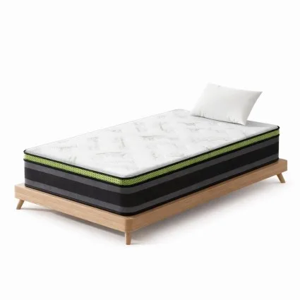 Giselle Bedding Tiberius King Single Mattress 30cm Cool Gel Memory Foam Pocket Spring, Medium Firm, Hypoallergenic