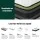 Giselle Bedding Tiberius King Single Mattress 30cm Cool Gel Memory Foam Pocket Spring, Medium Firm, Hypoallergenic