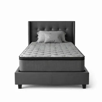Giselle Bedding Solene 34cm King Single Mattress - Euro Top, Medium-Firm, Breathable Knit, Hypoallergenic
