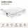 Giselle Bedding King Single Mattress 30cm Five-Zone Firm Pocket Spring Gel Memory Foam Tencel Cover White