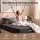 Giselle Bedding King Single Reversible Spring Mattress 35cm Gel Foam Firm White and Charcoal