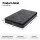 Giselle Bedding King Single Mattress 25cm Medium Firm Independent Pocket Spring Latex Euro Top Black