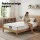 Giselle Bedding King Single Mattress 20cm Medium Firm with Egg-Crate Foam and Pocket Springs White