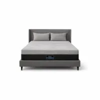 Giselle Bedding King Single Mattress 26cm Firm Pocket Spring Dual Edge Support High-Density Foam Dark Grey