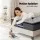 Giselle Bedding DOVE 26cm King Single Mattress - Natural Latex Foam, Bamboo Charcoal, Euro Top, Medium-Firm Support