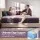 Giselle Bedding King Single Euro Top Mattress 35cm Firm Pocket Spring Purple Black