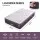 Giselle Bedding King Single Euro Top Mattress 35cm Firm Pocket Spring Purple Black
