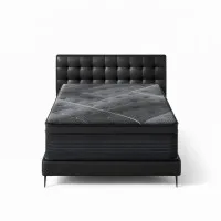 Giselle Bedding Midnight Series King Single Mattress 35cm - Bamboo Charcoal Foam, Pocket Springs, Medium-Firm Support