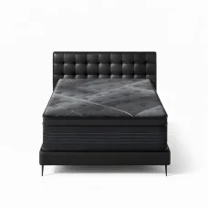 Giselle Bedding Midnight Series King Single Mattress 35cm - Bamboo Charcoal Foam, Pocket Springs, Medium-Firm Support
