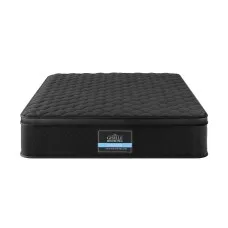 Giselle Bedding Muse 34cm King Single Mattress - 5-Zone Pocket Spring, Egg-Crate Memory Foam, Euro Top, Medium-Firm