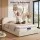 Giselle Bedding 20cm Firm King Single Mattress Pocket Spring Euro Top White with Reinforced Edge Support