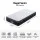 Giselle Bedding REGAL King Single Mattress 35cm Firm Copper Memory Foam Edge Support 7-Zone Pocket Springs Black & White