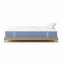 Giselle Bedding Snow Series 25cm King Single Mattress – Medium Firm, Bamboo Euro Top, Pocket Springs, 5-Year Warranty