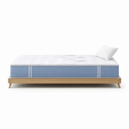 Giselle Bedding Snow Series 25cm King Single Mattress – Medium Firm, Bamboo Euro Top, Pocket Springs, 5-Year Warranty
