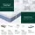 Giselle Bedding Snow Series 25cm King Single Mattress – Medium Firm, Bamboo Euro Top, Pocket Springs, 5-Year Warranty