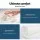 Giselle Bedding Regine Series 28cm Euro Top Mattress, Super Firm King Single, 7-Zone Pocket Spring, Hypoallergenic