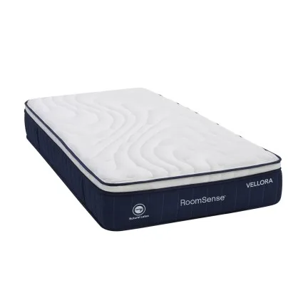 RoomSense King Single 30cm Medium Firm Hybrid Pocket Spring Mattress with Latex Lumbar Support for Back Pain