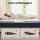RoomSense King Single 30cm Medium Firm Hybrid Pocket Spring Mattress with Latex Lumbar Support for Back Pain
