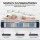 RoomSense King Single 30cm Medium Firm Hybrid Pocket Spring Mattress with Latex Lumbar Support for Back Pain