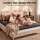 Giselle Bedding King Memory Foam Mattress 18cm Reversible Dual Feel Bamboo Charcoal Foam White and Charcoal