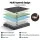 Giselle Bedding 18cm King Memory Foam Mattress Green Tea and Cool Gel, Medium Firm, Washable Cover, Zero Disturbance