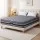 Giselle Bedding King Mattress Set with Two Feather-Down Pillows, 34cm Euro Top Pocket Spring Medium-Firm