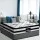 Giselle Bedding 34cm King Mattress Euro Top Pocket Spring, Medium Firm, High-Density Foam, Luxury Knitted Fabric
