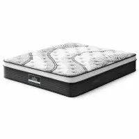 Giselle Bedding Como Series Euro Top Mattress, 32cm Thick, Super King, 5 Zoned Pocket Springs, Medium Firm, Luxury Sleep