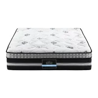 Giselle Bedding Galaxy King Mattress 35cm - Medium Firm, 7-Zone Pocket Spring, Gel Memory Foam, Hypoallergenic Cover