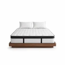 Giselle Bedding 31cm King Euro Top Mattress - Plush Comfort, 5-Zone Pocket Springs, Medium Firmness, Hypoallergenic