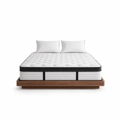 Giselle Bedding 31cm King Euro Top Mattress - Plush Comfort, 5-Zone Pocket Springs, Medium Firmness, Hypoallergenic