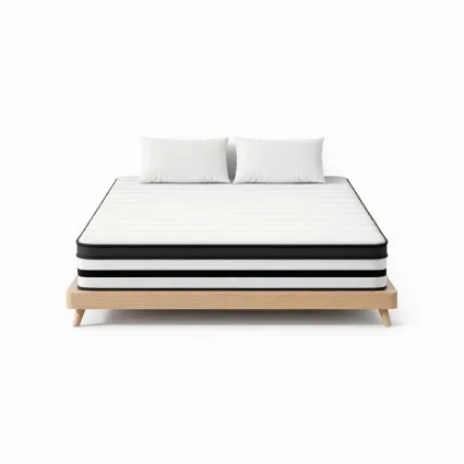 Giselle Bedding Premier Series 27cm King Euro Top Mattress with Pocket Springs & High Density Foam for Luxurious Comfort