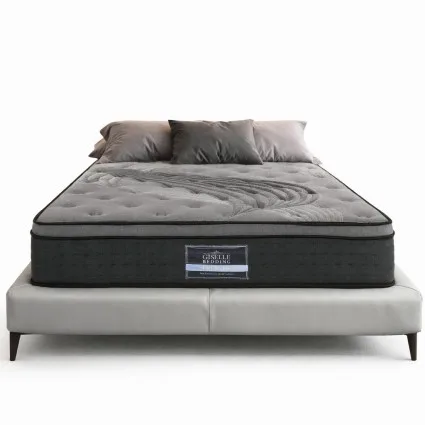 Giselle Bedding Alanya Series 34cm King Mattress - Bamboo Cover, Euro Top, Medium Firm, 5 Zoned Pocket Springs