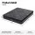 Giselle Bedding Noir Series King Mattress 25cm Pocket Spring Latex Euro Top Medium Firm Black