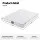 Giselle Bedding King Mattress 20cm Medium Firm Egg-Crate Foam with Independent Pocket Springs White