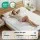 Giselle Bedding King Mattress 20cm Medium Firm Egg-Crate Foam with Independent Pocket Springs White